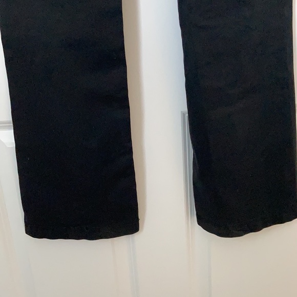 Size 4 Long Kick Boot Style Black Pants - Picture 5 of 7